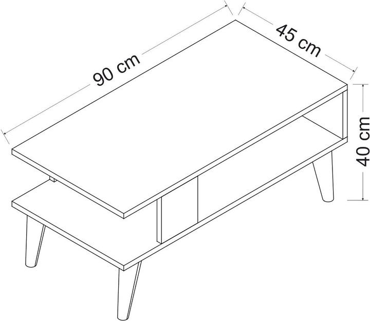 Actual product image Kalune Design Canaan (90 x 45 x 40 cm)