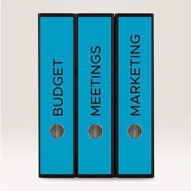 Actual product image Avery Folder labels