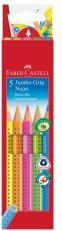 Actual product image Faber-Castell jumbo grip (Multicoloured, 5 x)