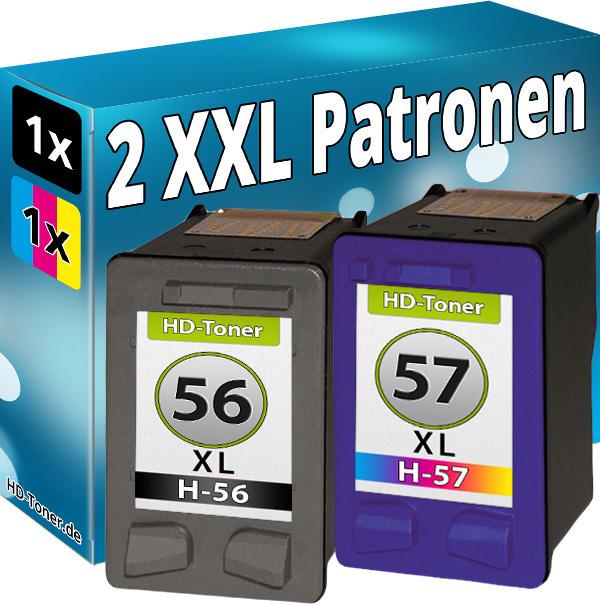 Image du produit Druckfuxx TINTE PATRONEN für HP 56 57 XL PSC 2175 2200 2210 2400 2410 2500 2510