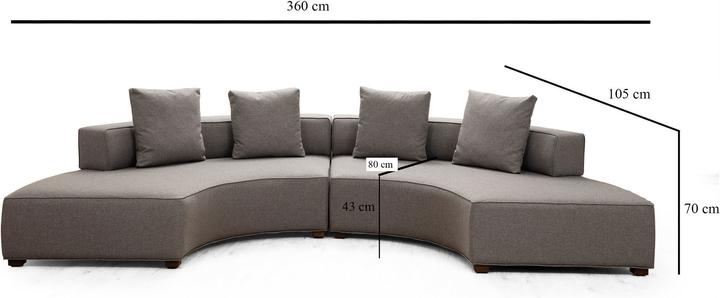 Produktbild Atelier del Sofa Lilliana (Ecksofa)