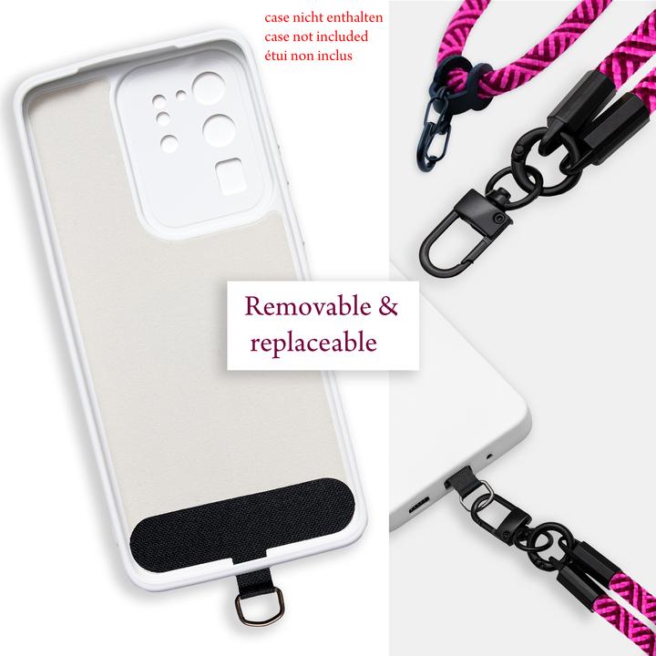 Produktbild Cadorabo Handykette für WIKO RAINBOW Necklace Hülle mit verstellbarem Kordelband