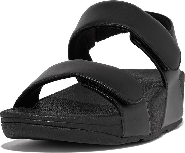 Actual product image Fitflop Fit Flop Lulu Adj Leath Back Strap AllB Dames Sandalen - Zwart - 38 (38)