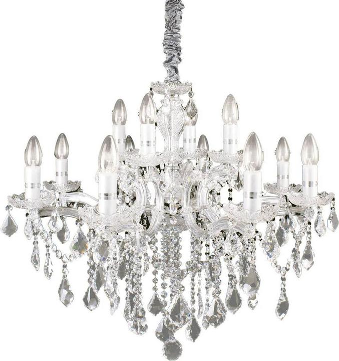 Ideal lux FLORIAN pendant light E14 12-way ⌀720mm dimmable chrome 035604 (E14)