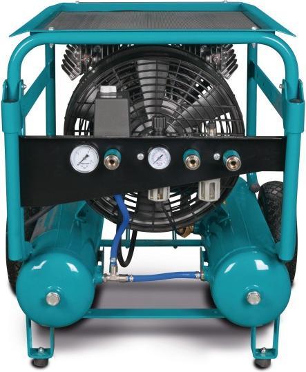Produktbild Stürmer Aircraft - Mobiler Kolbenkompressor AIRCAR 553/22 PRO, 2-Zylinder, direktgeflanscht (10 Bar, 11 l)