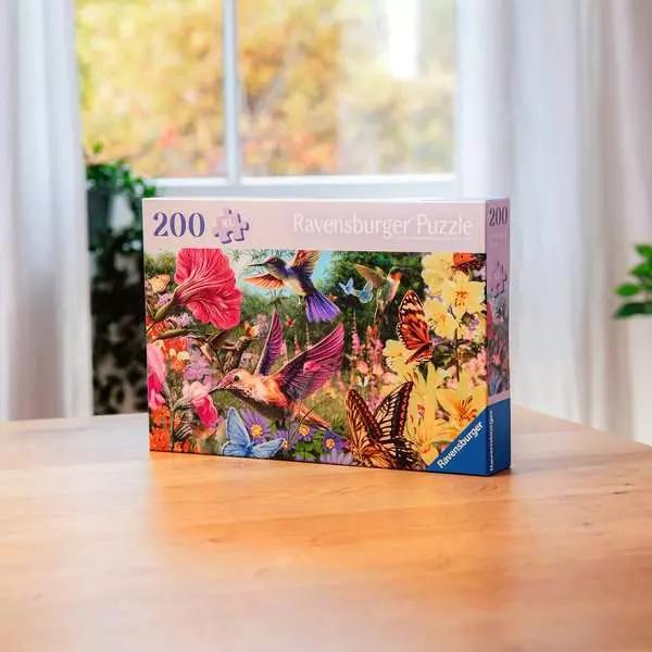 Image du produit Ravensburger Puzzle 12001369 - Colibris et papillons - Puzzle pour personnes âgées et (200 pièces)