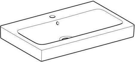 Produktbild Geberit Waschtisch iCon 75 cm wei 124075000 (480 mm, 750 mm)