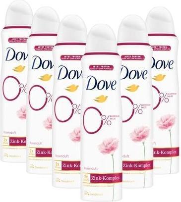 Immagine prodotto Dove Deodorante spray con fragranza di rosa e complesso di zinco (Getto vaporizzato, 150 ml)