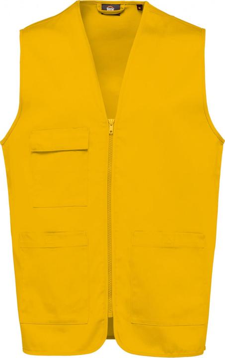 Kariban Polycotton-Weste mit mehreren Taschen