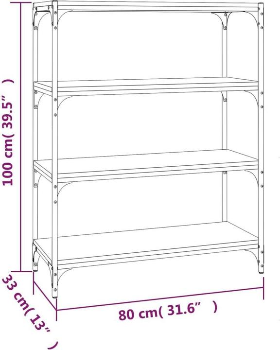 Produktbild VidaXL Leska (80 x 33 x 100 cm)