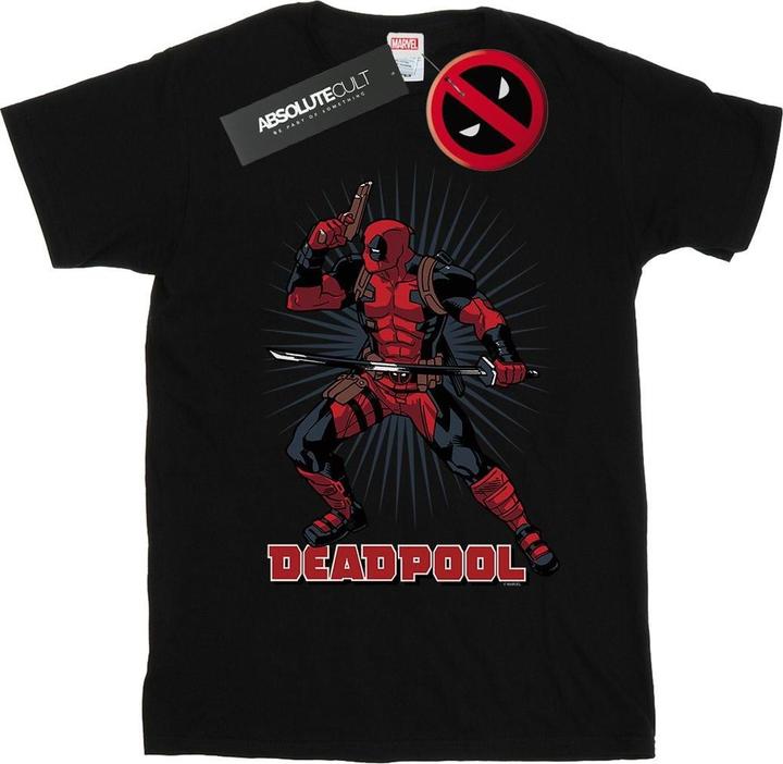 Deadpool Gun Sword Burst TShirt (M)