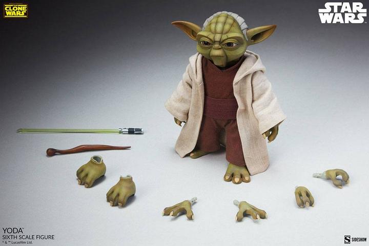 Produktbild Sideshow Star Wars The Clone Wars figurine 1/6 Yoda 14 cm