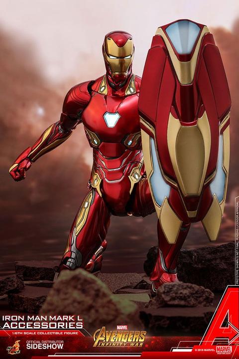 Actual product image Hot Toys Marvel: Iron Man Mk L Accessories Set HT-EX 1:6 Scale Figure