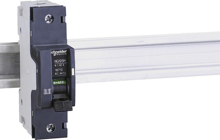 Produktbild Schneider Electric Leistungsschalter NG125H, 1-polig, 10A, 18705