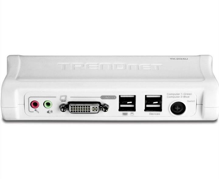 Actual product image Trendnet TK-204UK KVM Switch 2-Port DVI USB