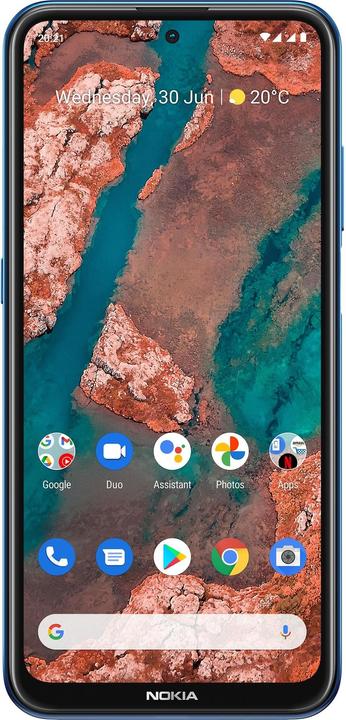 Produktbild Nokia X20 (8GB) (128 GB, nordic blue, 6.67", Hybrid Dual SIM, 64 Mpx, 5G)