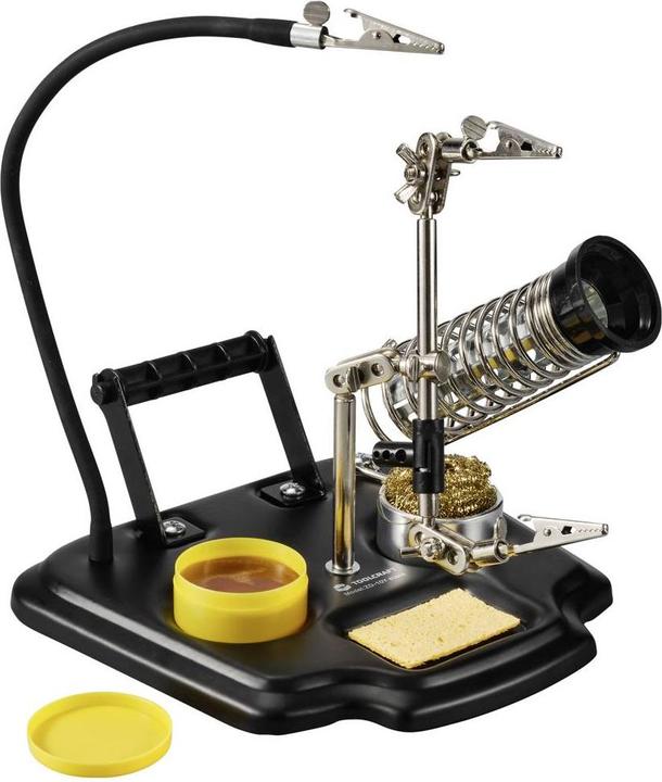 Actual product image Toolcraft Third Hand Soldering Iron Stand with Clip Holder (Soldering bit)