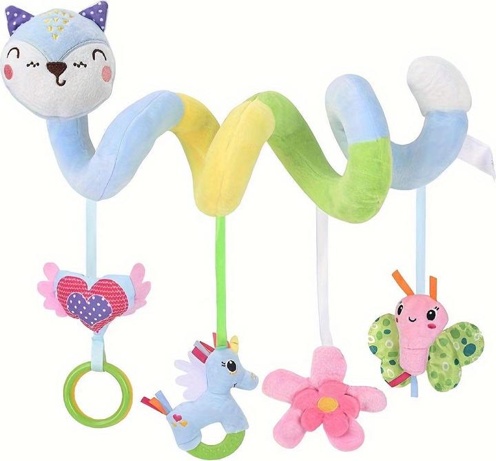 Produktbild Activity Board Baby Bett Spirale Spielzeug, Plüsch Aktivität Hanging Cradel Spielzeug, Baby Autositz Spielzeug