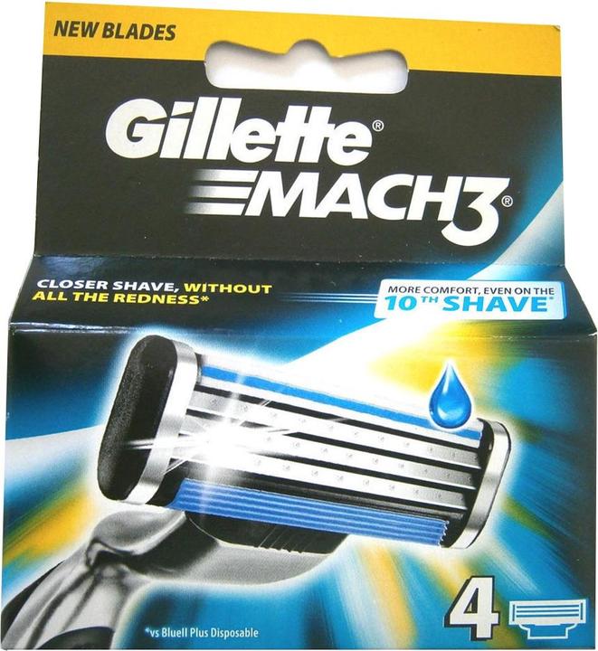 Gillette Mach3 Rasierklingen (4 x)