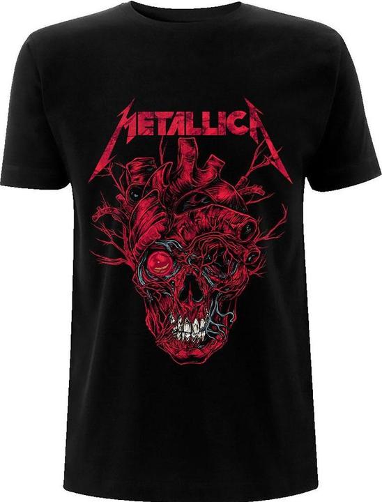 Immagine prodotto Metallica Maglietta Teschio a Cuore Adulto Unisex (XL)