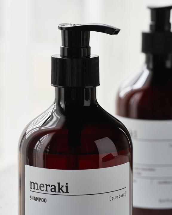 Actual product image Meraki Shampoo, Pure basic (490 ml, Liquid shampoo)
