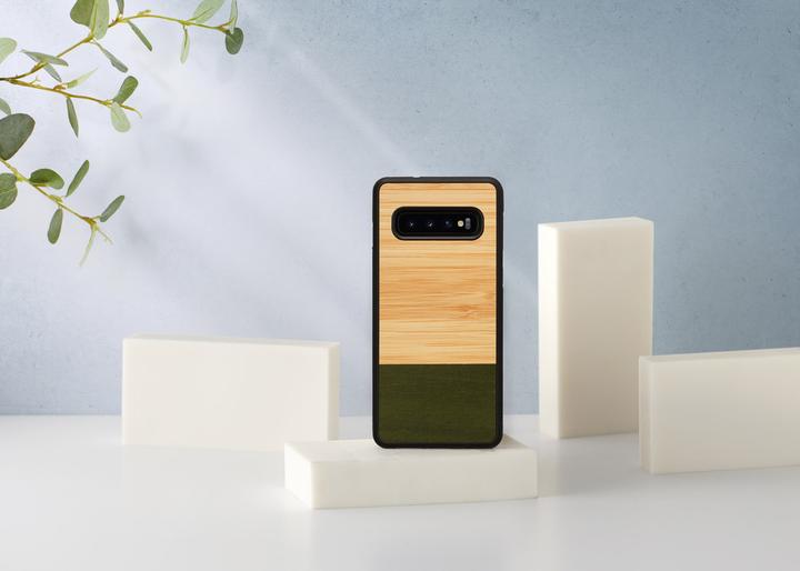 Image du produit Man.Wand &WOOD SmartPhone case Galaxy S10 bamboo forest juodas (Samsung Galaxy S10+)