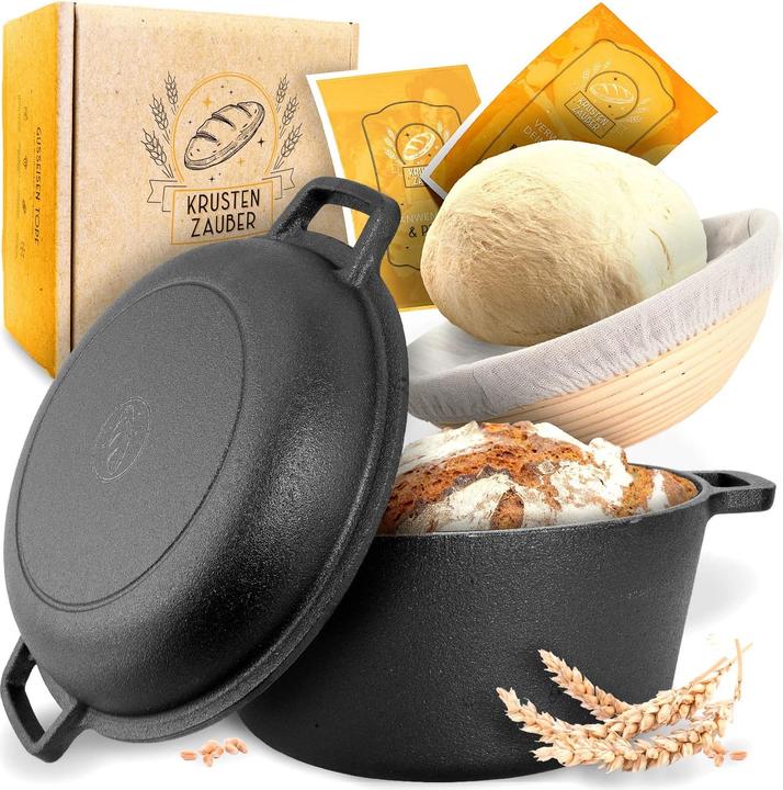 Produktbild Krustenzauber Gusseisen Brot Topf (Gusseisen)