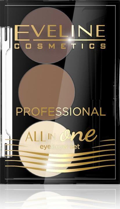 Actual product image Eveline All In One Eyebrow Shadows No. 02 1.7G