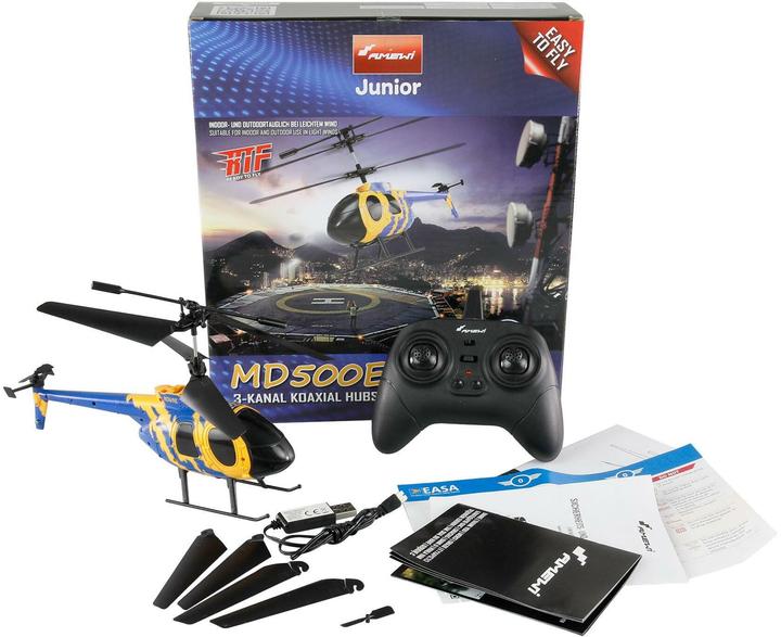 Immagine prodotto Amewi Elicottero RC D500E CX coassiale a 3 canali