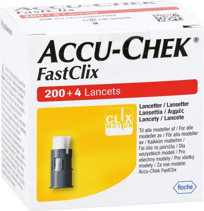 Actual product image Roche ACCU-CHEK Fastclix Lancets, 204 pcs Accessories (Lancets)