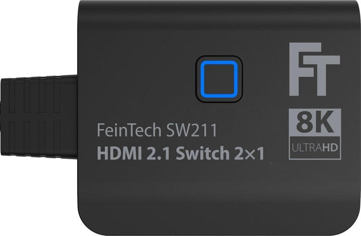 Actual product image FeinTech SW211 HDMI 2.1 8K Bi-Directional Switch 2 In 1 Out | Splitter 1 In 2 Out | Pigtail