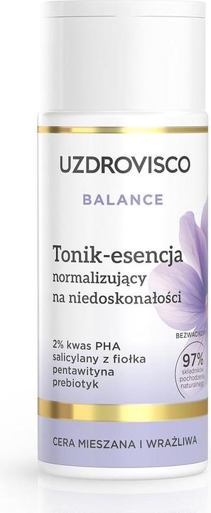 Actual product image Uzdrovisco Balance tonik-esencja normalizujący na niedoskonałości 150ml (Tonic water, 150 ml)