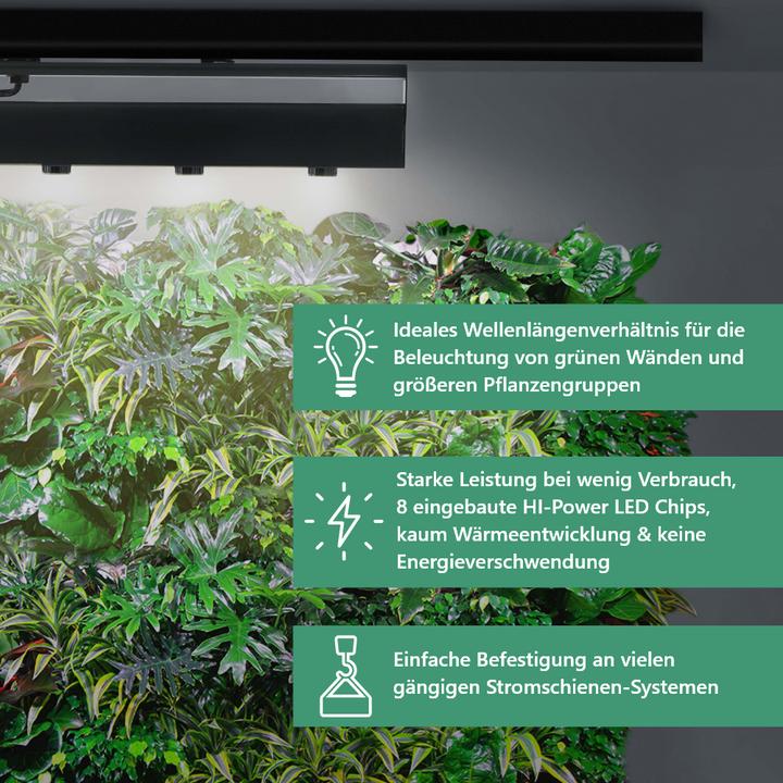 Produktbild Parus by Venso Grow Light Track Lights 60cm schwarz, Abstrahlwinkel 90° (LED, 245 V)