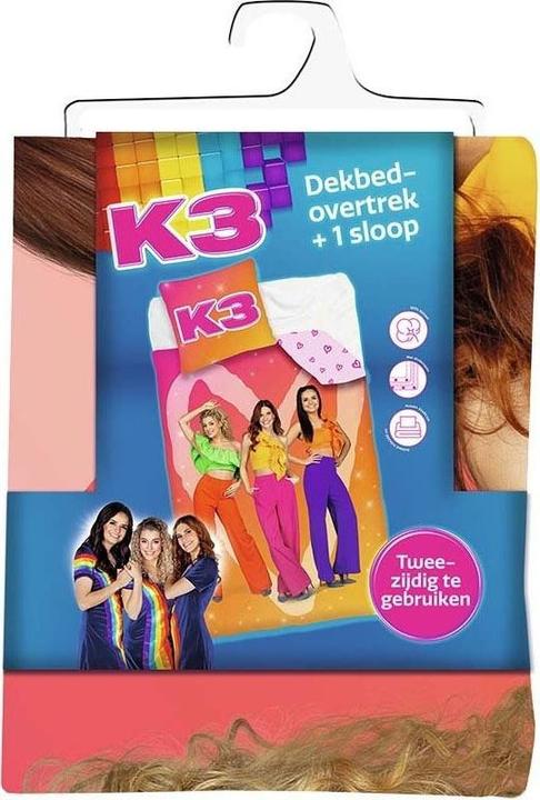 Productafbeelding K3 1-persoons dekbedovertrek - alle kleuren