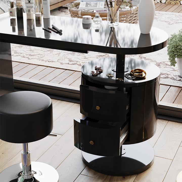 Produktbild Vicco Lara mit Hocker (50 x 50 x 76 cm)
