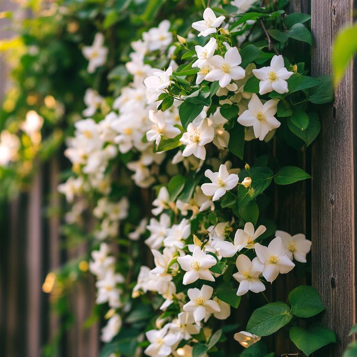 Actual product image Plant in a Box Trachelospermum jasminoides 'Officinale' - Set of 6 Jasmine (25 cm)