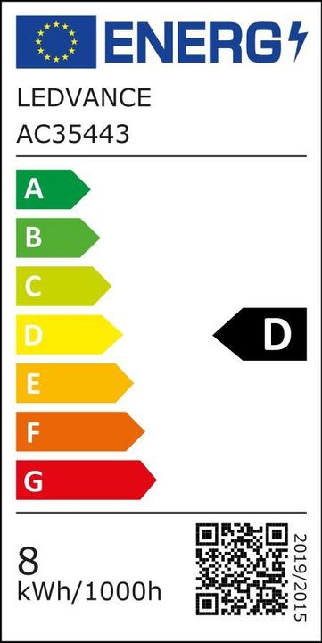Energy Label Osram Neutral (G13, 8 W, 800 lm, 1 x, D)