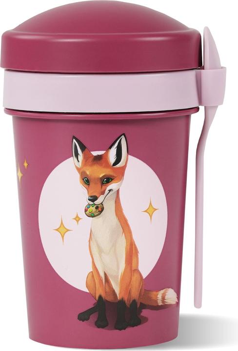 Produktbild Awave Die Schule der Magischen Tiere Müslibecher To Go 540 ml rPET | Beerenrot, Rabbat