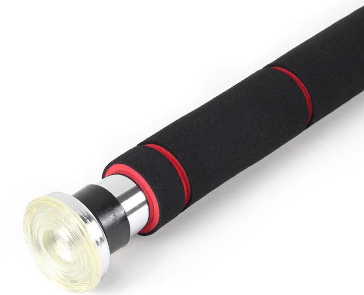 Actual product image Luxtri Pull Up Rod for Doorways 62-85cm Clamp Bar of Steel w/Soft-grip Handles & 160kg Load for Home