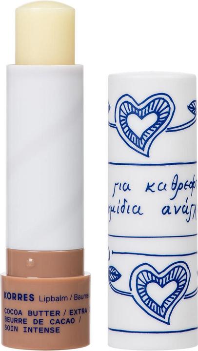 Actual product image Korres KORRES Lip Balm balsam do ust Cocoa Butter 4,5g (Care pencil)