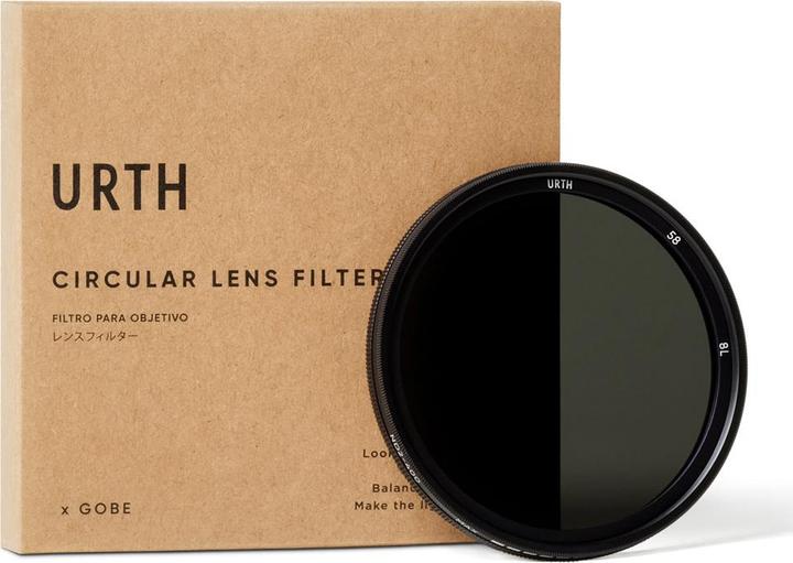 Urth 58mm ND2 400 (1 8.6 Stop) Filtre à objectif ND variable (Filtre gris neutre, 58 mm)