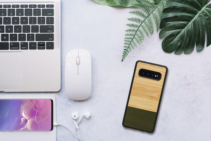 Image du produit Man.Wand &WOOD SmartPhone case Galaxy S10 bamboo forest juodas (Samsung Galaxy S10+)