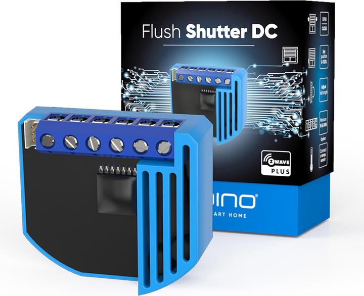 Actual product image Qubino shutter control DC