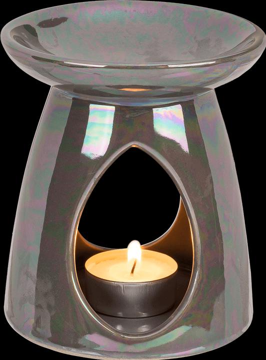 Produktbild Out of the blue Aromalampe perlmutt finish grau