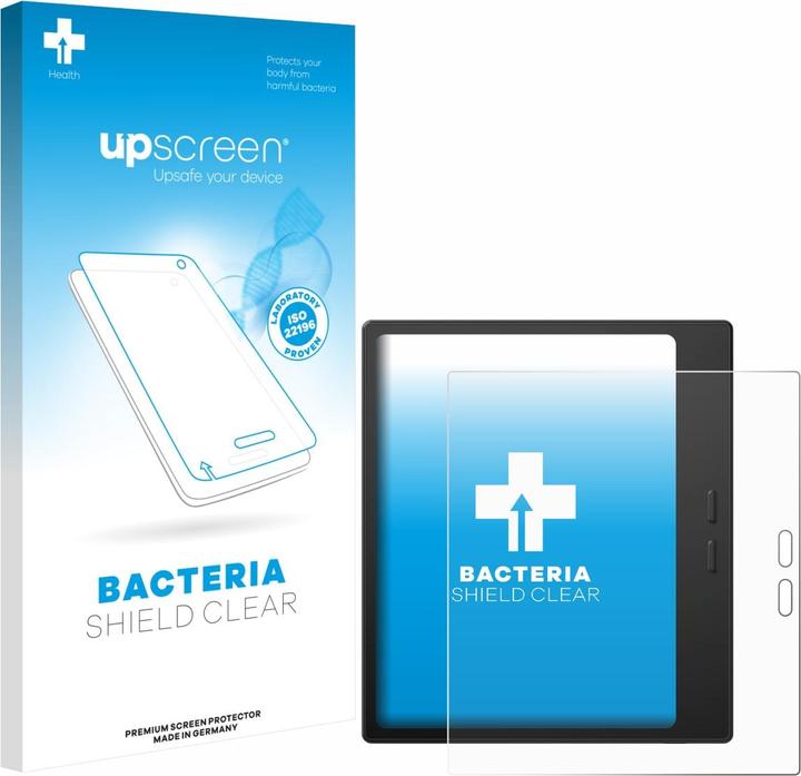 upscreen Schutzfolie Displayschutz Displayschutzfolie Folie Klar antibakteriell