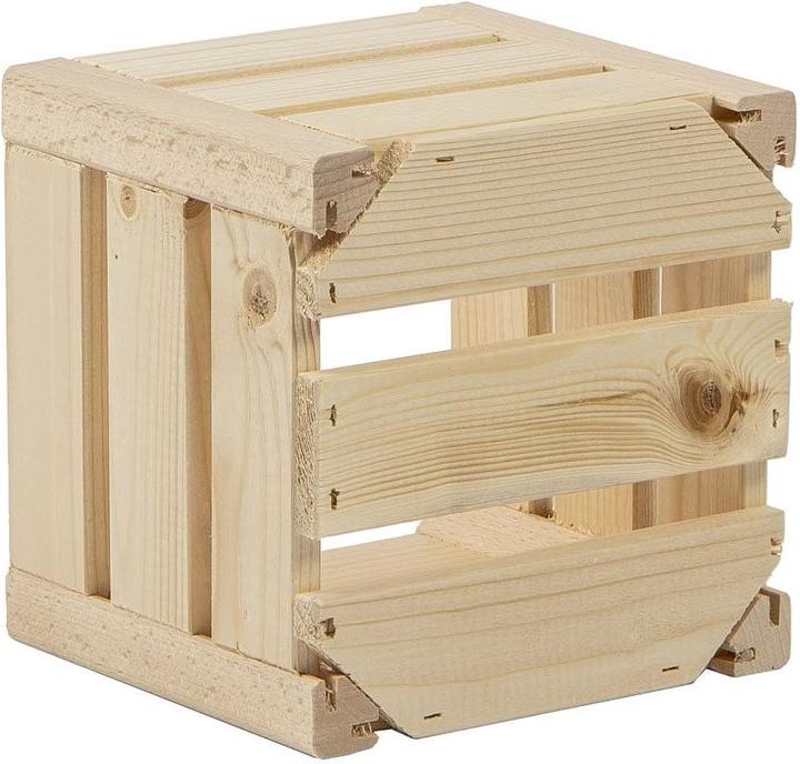 Actual product image Holz Zollhaus Wooden harassment (17.5 x 16 x 17.5 cm, 5.04 l)