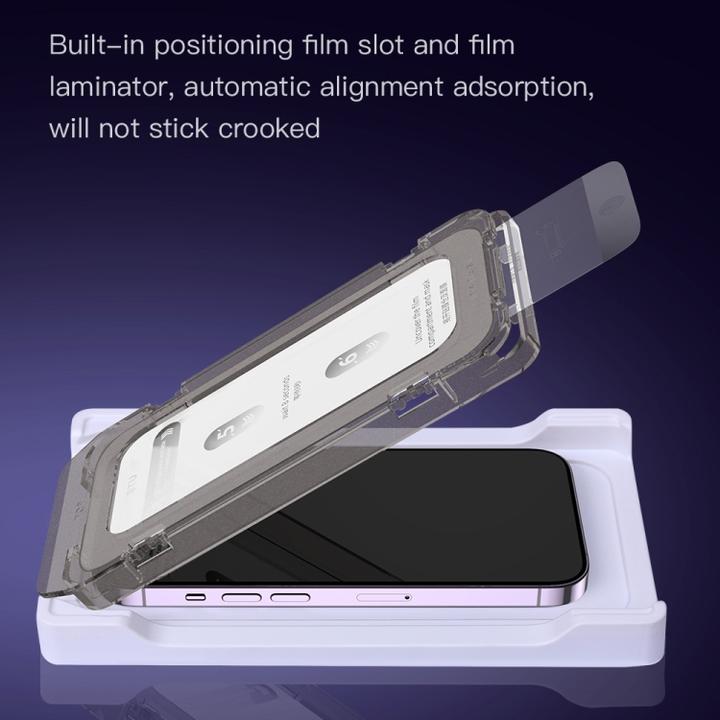 Produktbild Totu Design iPhone 14 Pro Displayschutz Panzerglas mit Sichtschutz (1 Stück, Apple iPhone 14 Pro)
