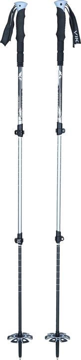Produktbild Viking Trekkingstöcke Wanderstöcke Winterstöcke - leichte verstellbare Karbon Teleskopstöcke für Ski (135 cm)