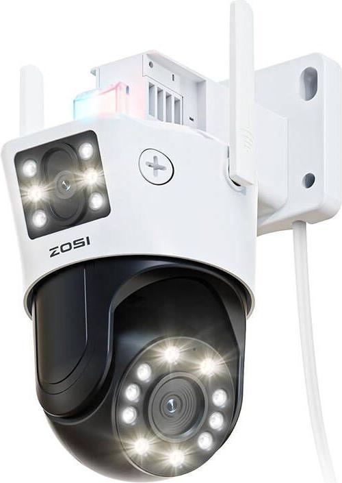 Actual product image Zosi IP Outdoor Camera C298 WiFi Pan Tilt 6MP Dual IP66 (2560 x 1440 Pixels)