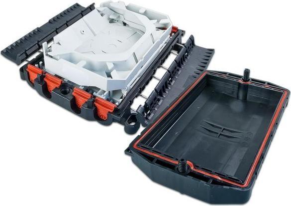 Produktbild Lightwin Mini Glasfasermuffe / Spleissmuffe für Erdverlegung, 2 Liter Füllmenge FTTx